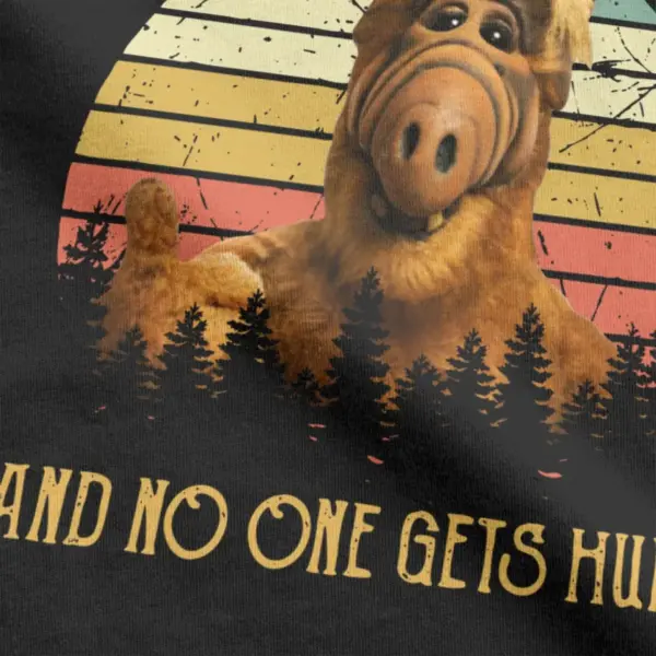 Vintage Gimme Your Cats Alf TV T-Shirt for Men - Image 4