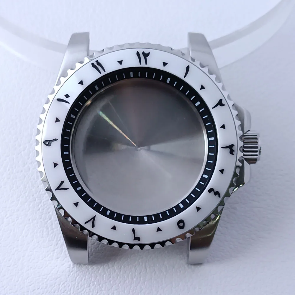 40.5mm Stainless Steel GMT Watch Case NH35/NH36 124 40.5mm Stainless Steel GMT Watch Case NH35/NH36 - Image 124