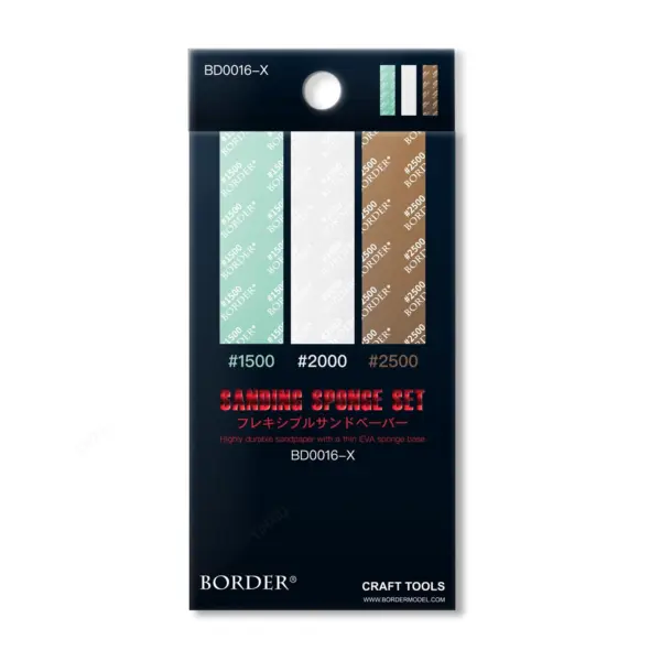 Flexible Sandpaper Sponge for Model Making 18pcs - Image 5