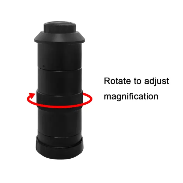 130X Adjustable C-Mount Microscope Lens - Image 4