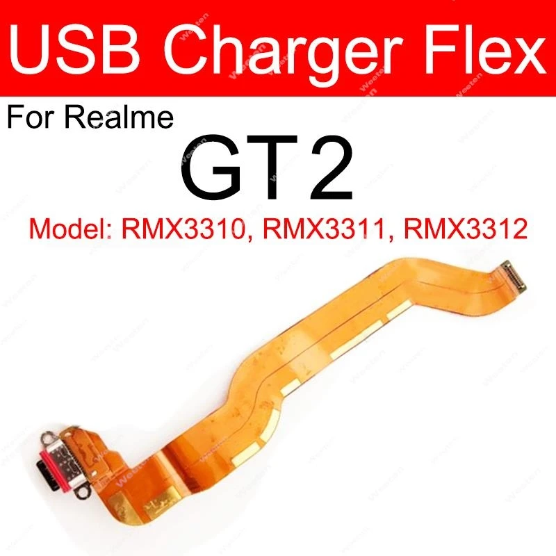 USB Charging Dock Flex Cable for Realme GT Neo 2 2 USB Charging Dock Flex Cable for Realme GT Neo 2 - Image 2