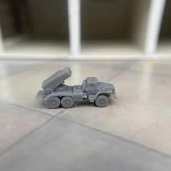 10PCS BM21 Hail Rocket Launcher Resin Model - Image 2