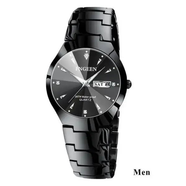 FNGEEN 5808 Stainless Steel Couple Watch - Image 15