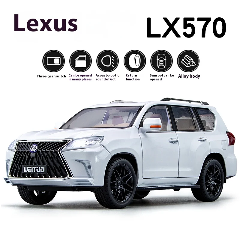 1:18 Lexus LX570 Diecast SUV Model Car 5 1:18 Lexus LX570 Diecast SUV Model Car - Image 5