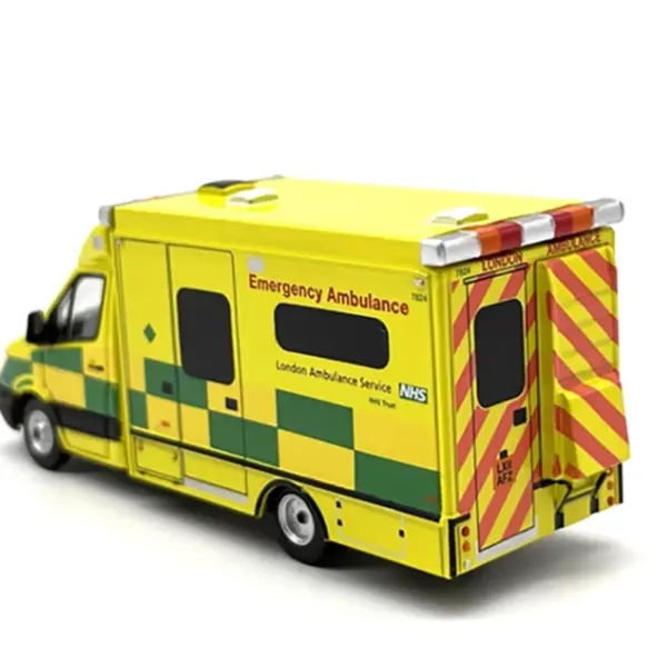 1:76 Scale OXFORD Diecast Ambulance Model - Image 6