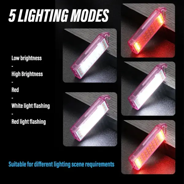 Mini Rechargeable LED Work Light Keychain - Image 5