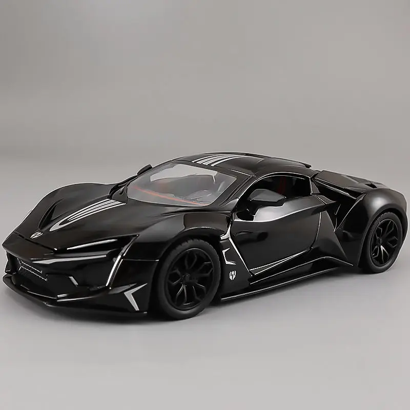 1:24 Lykan Hypersport Diecast Alloy Car Model 3 1:24 Lykan Hypersport Diecast Alloy Car Model - Image 3