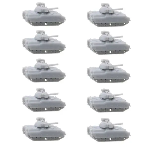 10PCS Micro Mini M2 IFV Tank Models - Image 10