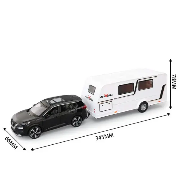 1/32 Alloy Diecast RV Trailer Car Model - Image 10
