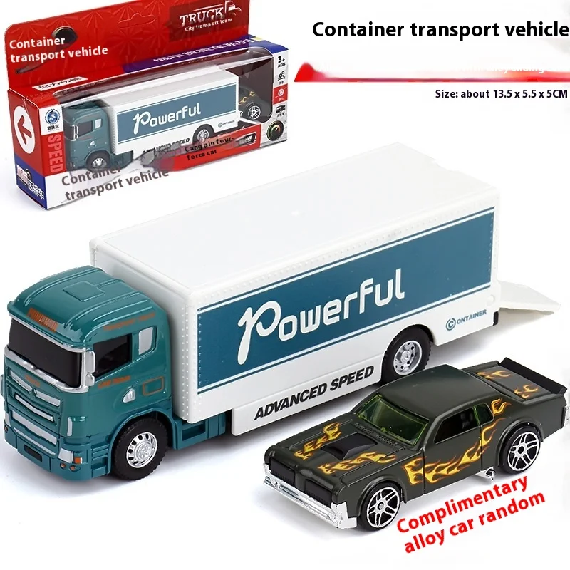 1:64 Alloy Diecast Double Decker Container Truck 23 1:64 Alloy Diecast Double Decker Container Truck - Image 23