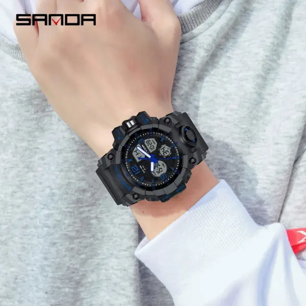 SANDA 6030 Military Quartz Men's Watch - Image 6