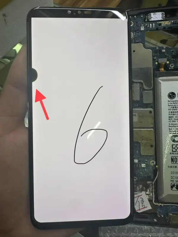 6.4 inches LG V50 ThinQ LCD Touch Screen Replacement - Image 6