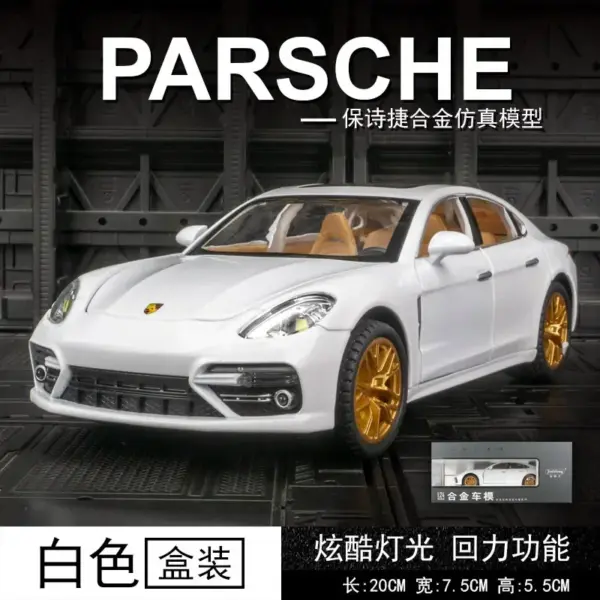 1:24 Porsche Panamera Diecast Model Car - Image 13
