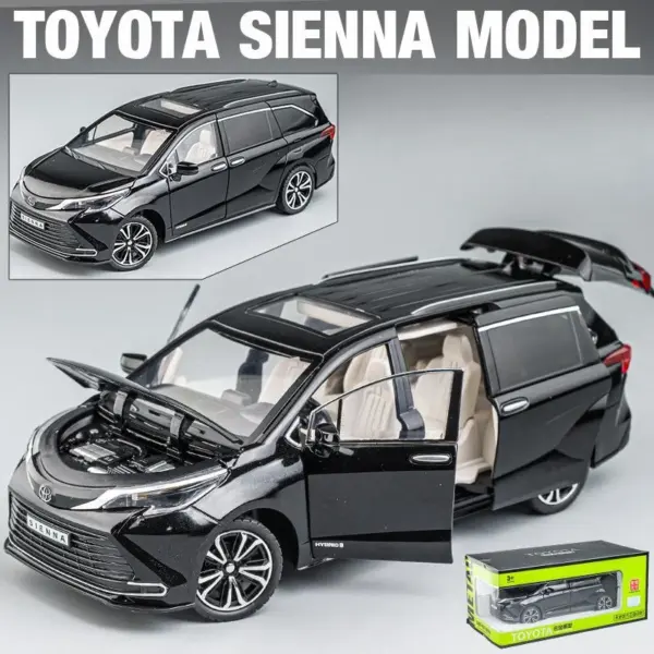 1/24 Toyota Sienna Diecast Van Model - Image 8