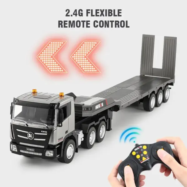 1:24 Huina RC Flat Truck Model with 9 Channels - Image 2