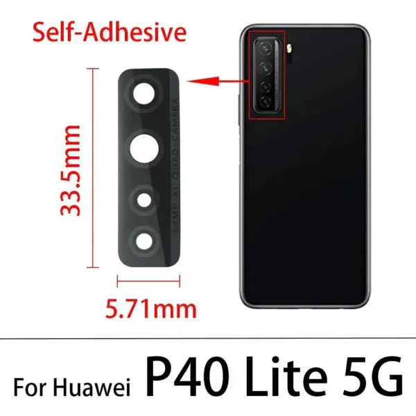 Huawei P20 P30 P40 Series Rear Camera Glass Lens Set - Image 18