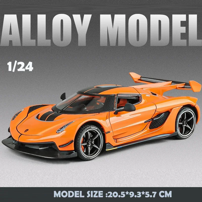 Diecast Jesko 1:24 Scale Metal Car Model 7 Diecast Jesko 1:24 Scale Metal Car Model - Image 7