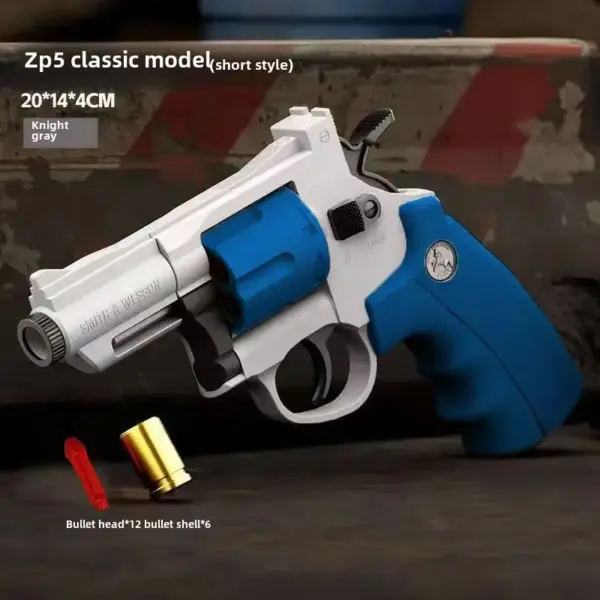 Soft Bullet Toy Gun Ejecting Revolver Set - Image 7