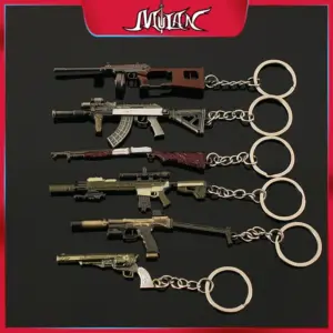 Resident Evil Village Mini Guns Keychain