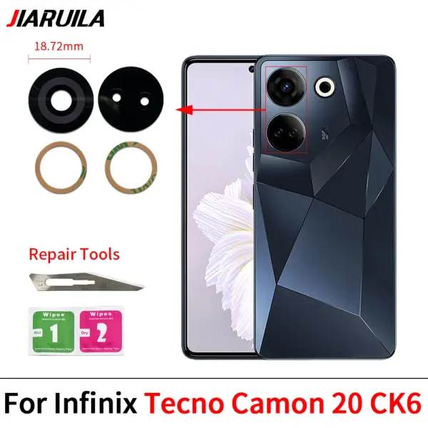 Rear Camera Glass Lens Cover for Infinix Spark 10 Series - Image 12