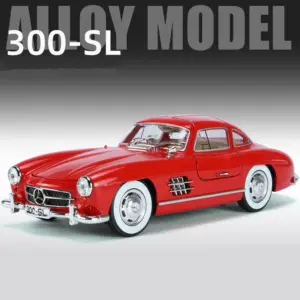 1:24 Alloy Benz 300SL Diecast Model Car 32 S23b5b60e038c48aa83600c824522f59fO