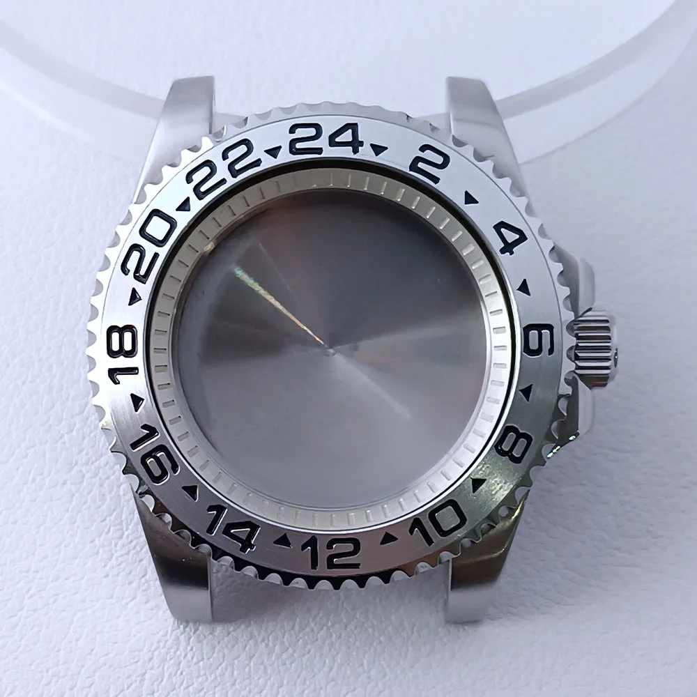 40.5mm Stainless Steel GMT Watch Case NH35/NH36 21 40.5mm Stainless Steel GMT Watch Case NH35/NH36 - Image 21
