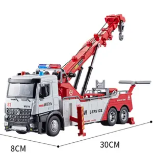 1:32 Alloy Rescue Trailer Model Toy 10 S23c4bc87011948718cddb5e986c22c7eK 1