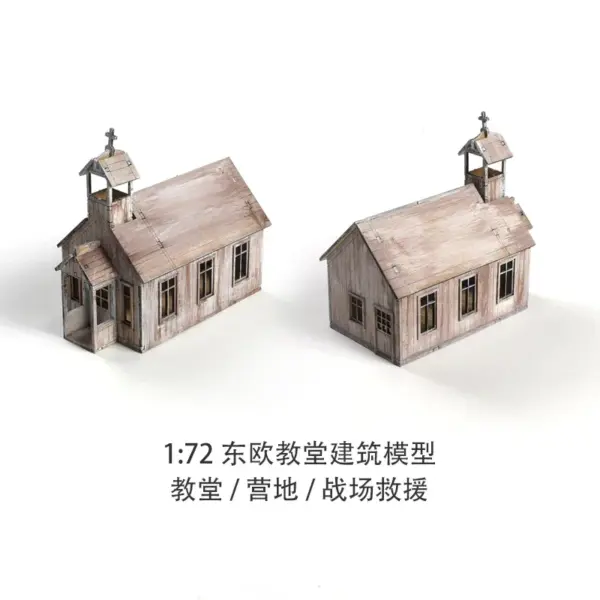 1/72 Eastern Europe Wooden Church Model Kit - Image 6