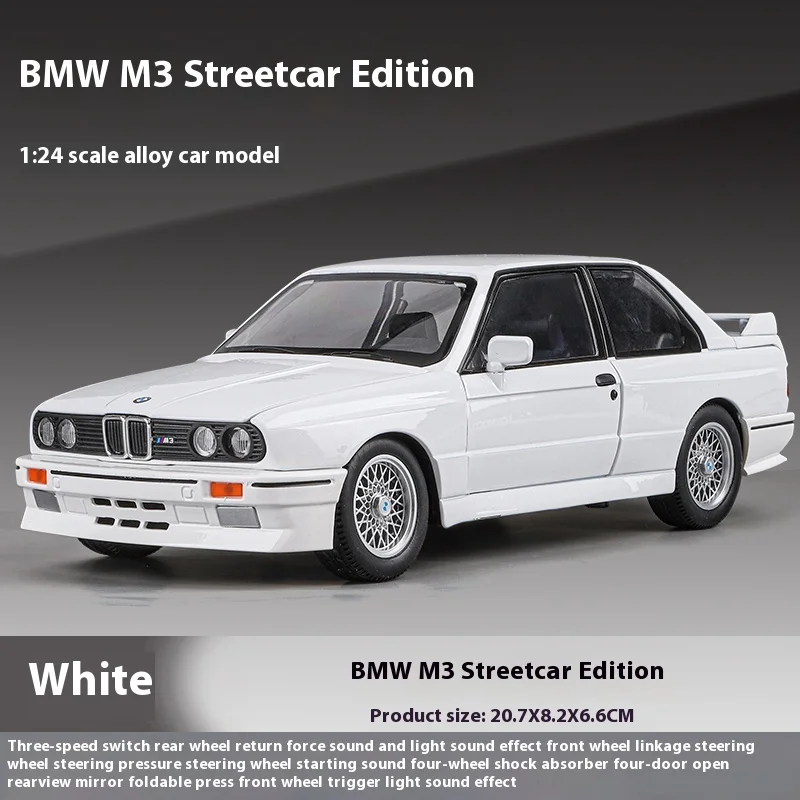 1:24 BMW M3 E30 1988 Alloy Model Car 13 1:24 BMW M3 E30 1988 Alloy Model Car - Image 13