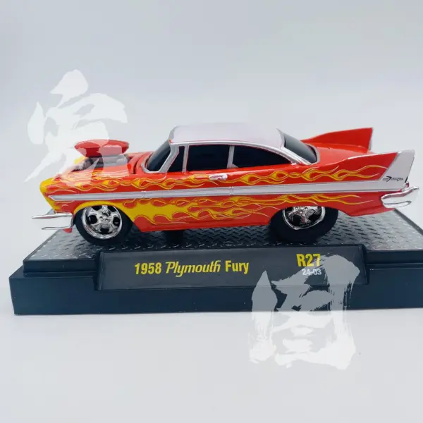 1:64 Scale Diecast 1958 Plymouth Fury Model - Image 3