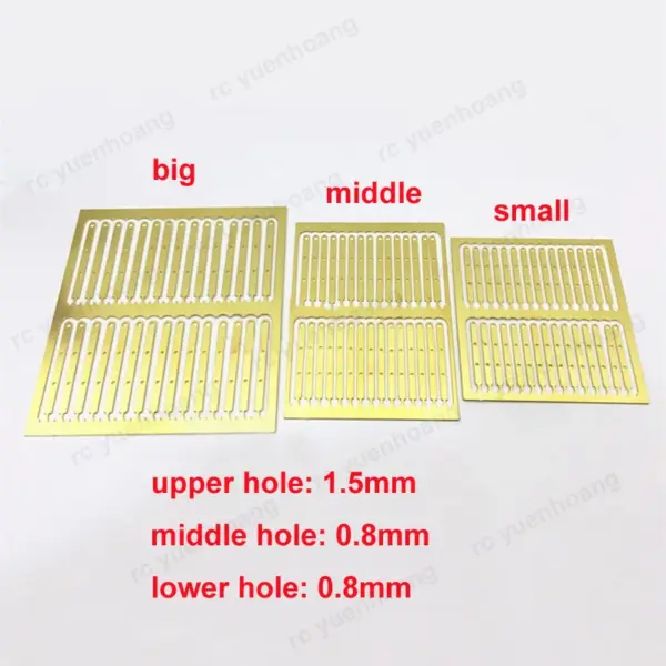 Brass Etching Sheet for RC Boat Railing - Image 2