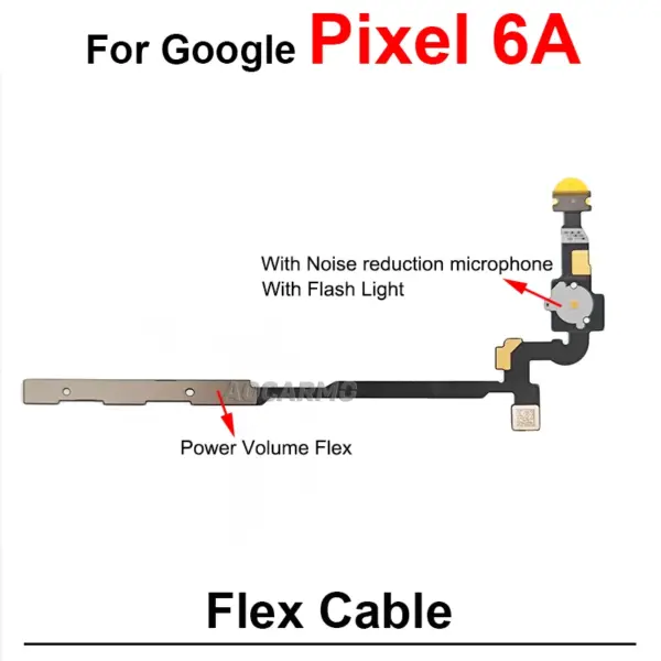 Power Volume Buttons Flex Cable for Pixel 6A 7A - Image 6