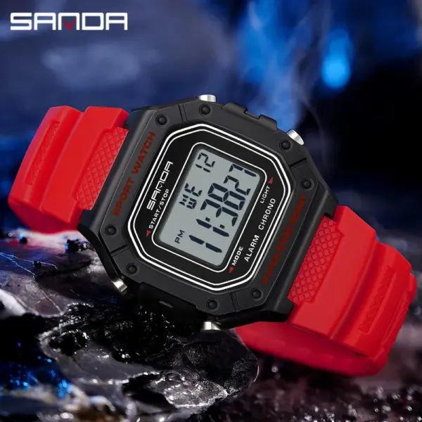 SANDA 2156 Digital Sport Men's Watch - Image 5
