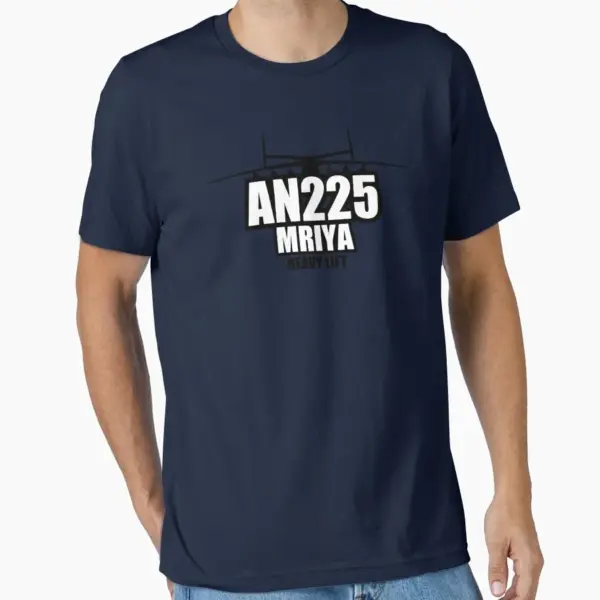 An-225 Mriya Cotton T-Shirt for Men Large - Image 14