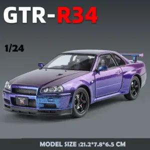Wild Speed Nissan Skyline GT-R R34 Alloy Model 21 S24a8dca38c544e9fb919c98145135f4fZ 2