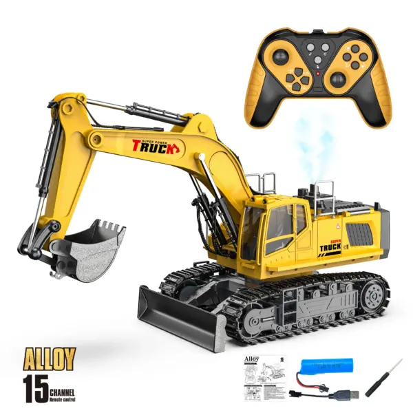 1/18 RC Excavator Electric Toy with 12+ Channels - Image 12