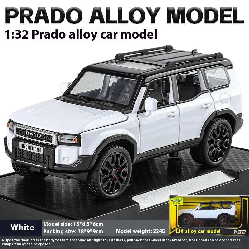 1:32 Toyota Prado Land Cruiser Diecast Model 8 1:32 Toyota Prado Land Cruiser Diecast Model - Image 8