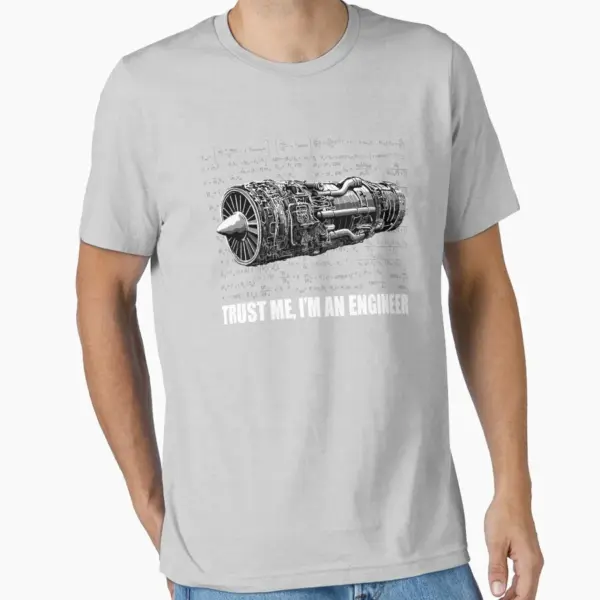 Engineer Themed Cotton T-Shirt for Men - Image 11