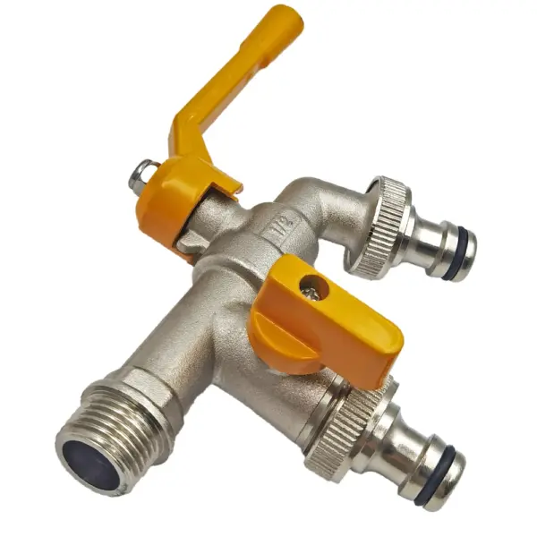 Brass Garden Hose Faucet Adapter 1/2 Inch - Image 3