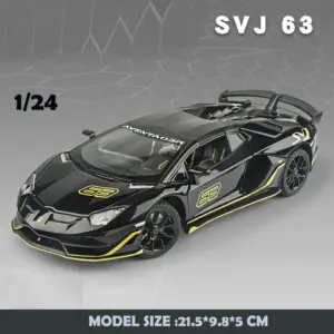 1/24 Lambor Aventador SVJ 63 Diecast Model Car 19 S25349a0ca65442cdbff36bb017692250o