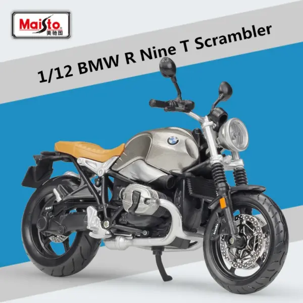 Maisto 1:12 BMW R Nine T Scrambler Model - Image 7