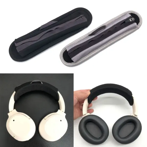 Universal Headphone Headband Cover with Zipper - Image 2