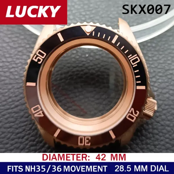 N H35 42mm Stainless Steel Watch Case - Image 7