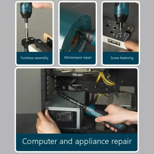 Cordless Electric Screwdriver with 1300mAh Battery - Image 2