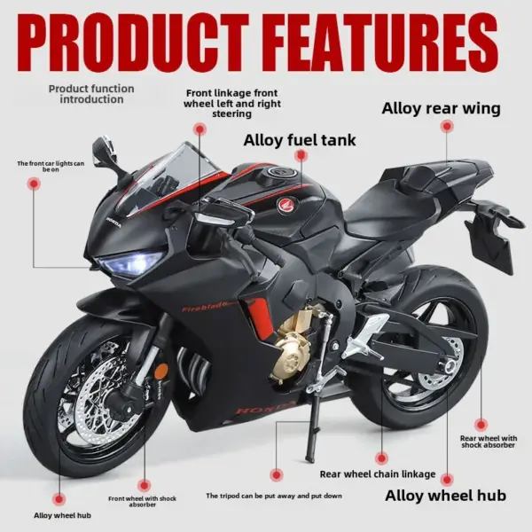 1/9 Scale Honda Dreamwing CBR 1000RR Model - Image 6