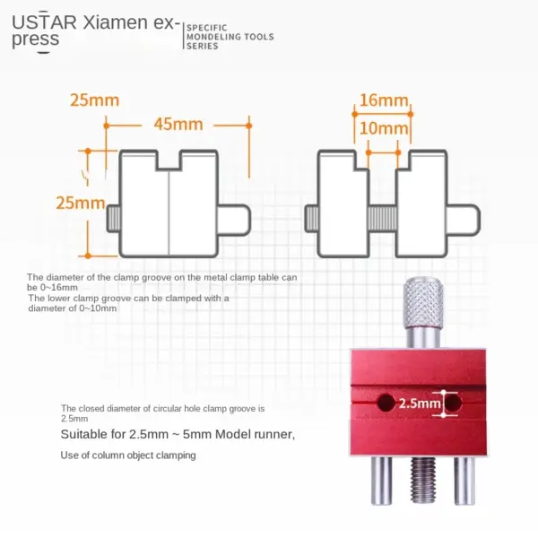 USTAR Mini Vise for Gundam Model Kits - Image 3