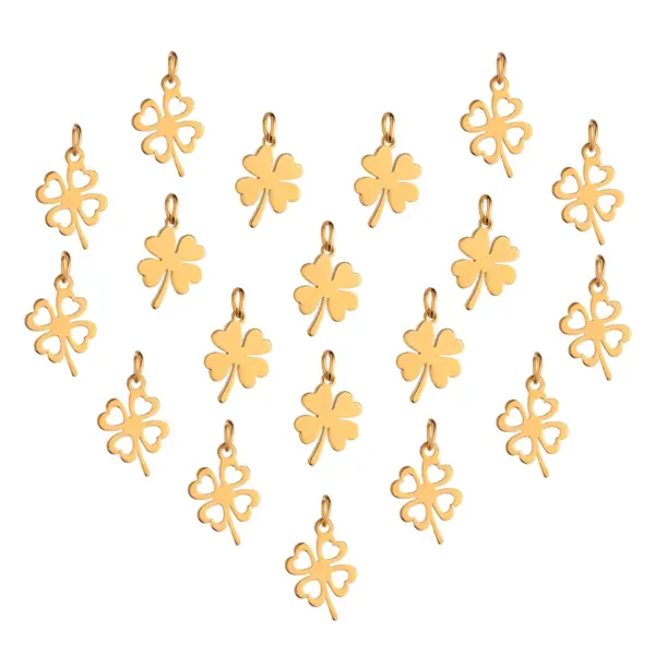 5 Pcs Stainless Steel Star Pendant Charms - Image 5
