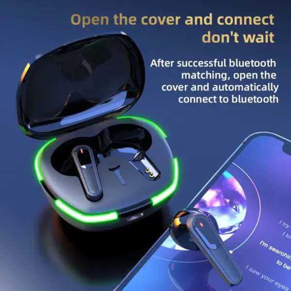 Bluetooth 5.0 Wireless Sports Earbuds with Mic - Image 5