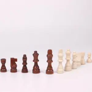 Wooden Chess Set with 32 Staunton Pieces