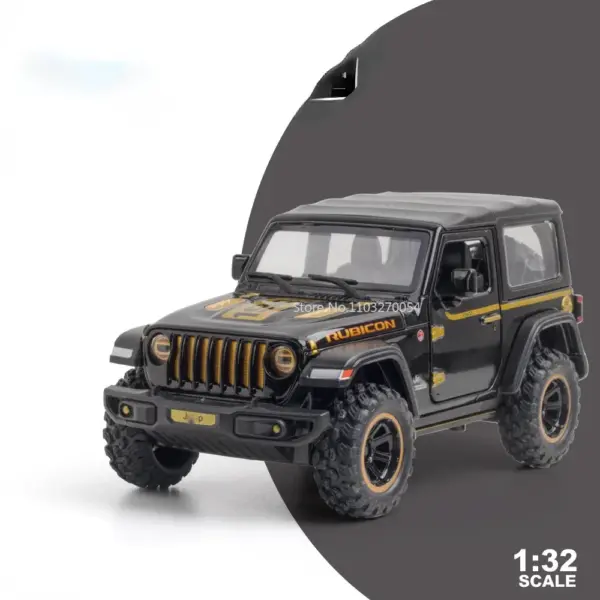 1/32 Wrangler Rubicon Alloy Diecast Model Car - Image 7